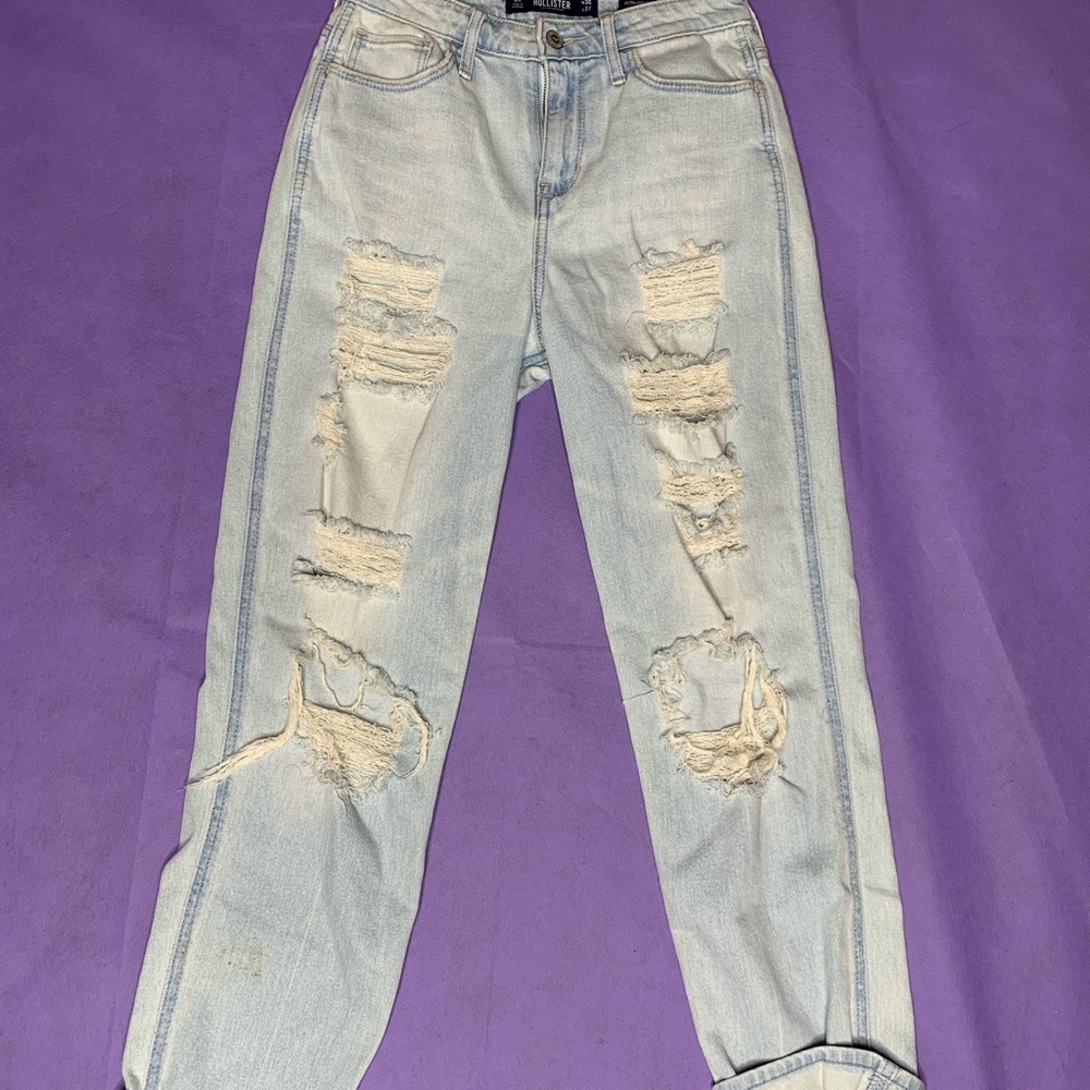 Baby blue Hollister jeans size 24